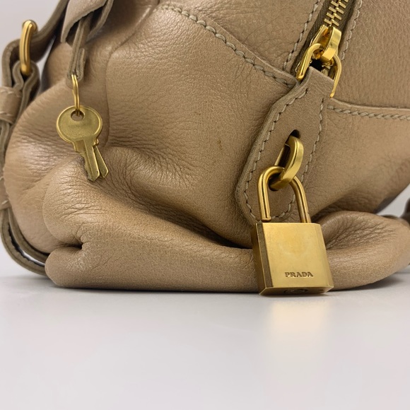 Authentic Prada Cervo DEER SKIN Shoulder Tote - Picture 2 of 16